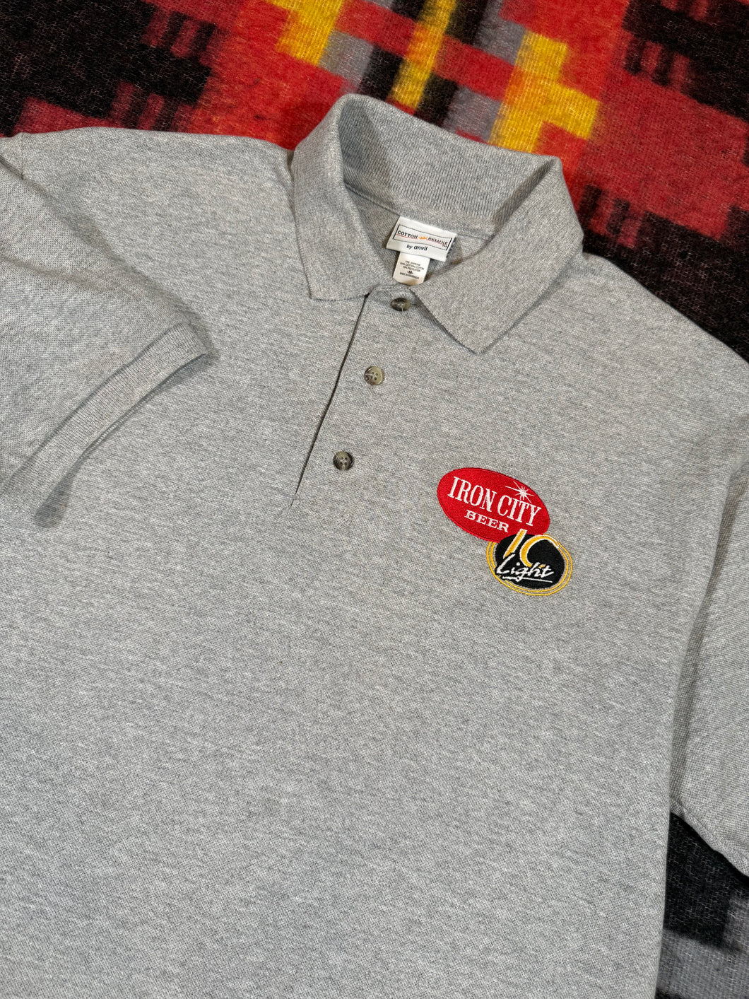 Early 2000s Iron City/IC Light Polo Shirt (M)