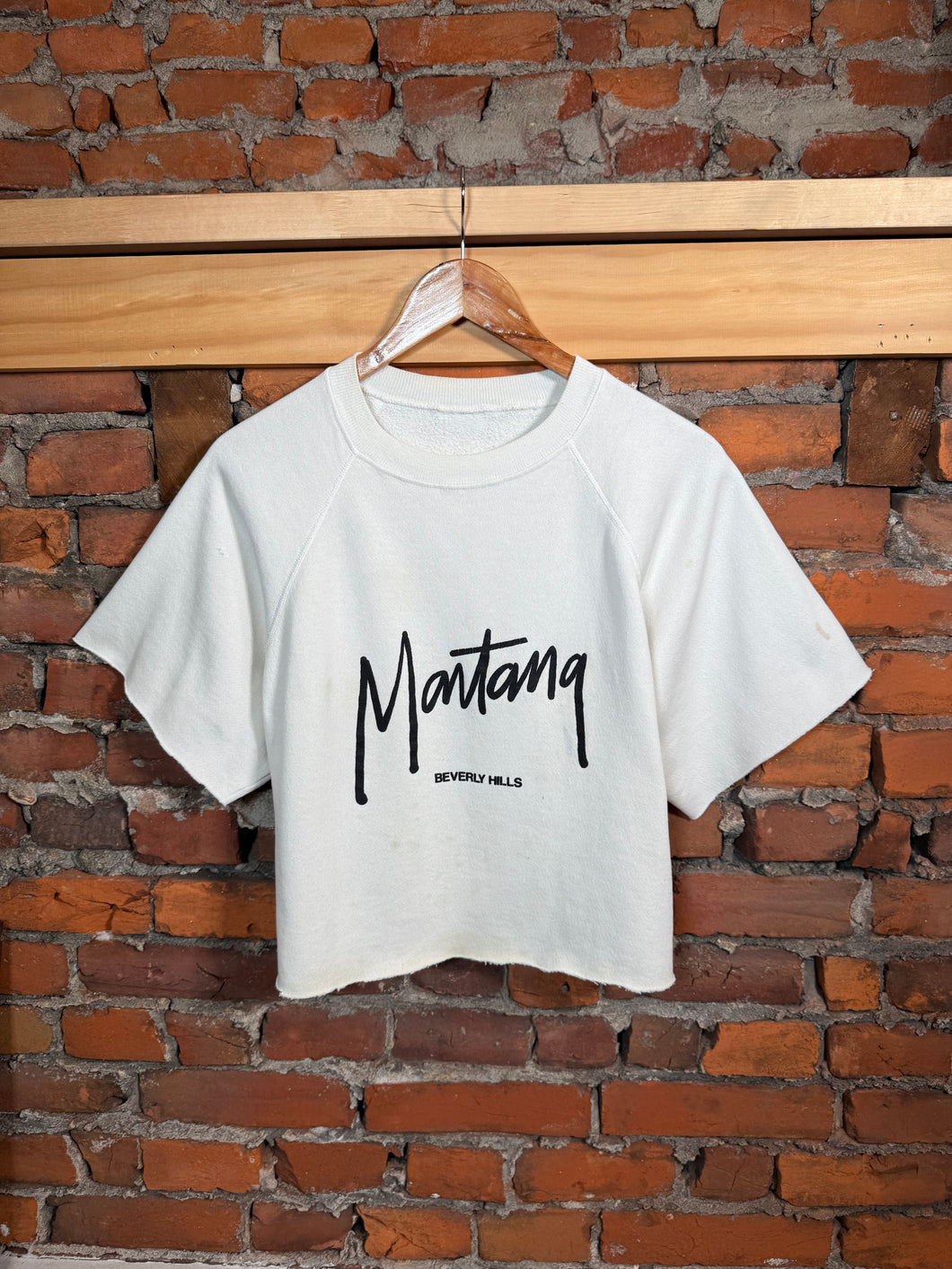 Vintage Cropped Beverly Hills Sweatshirt (WM)