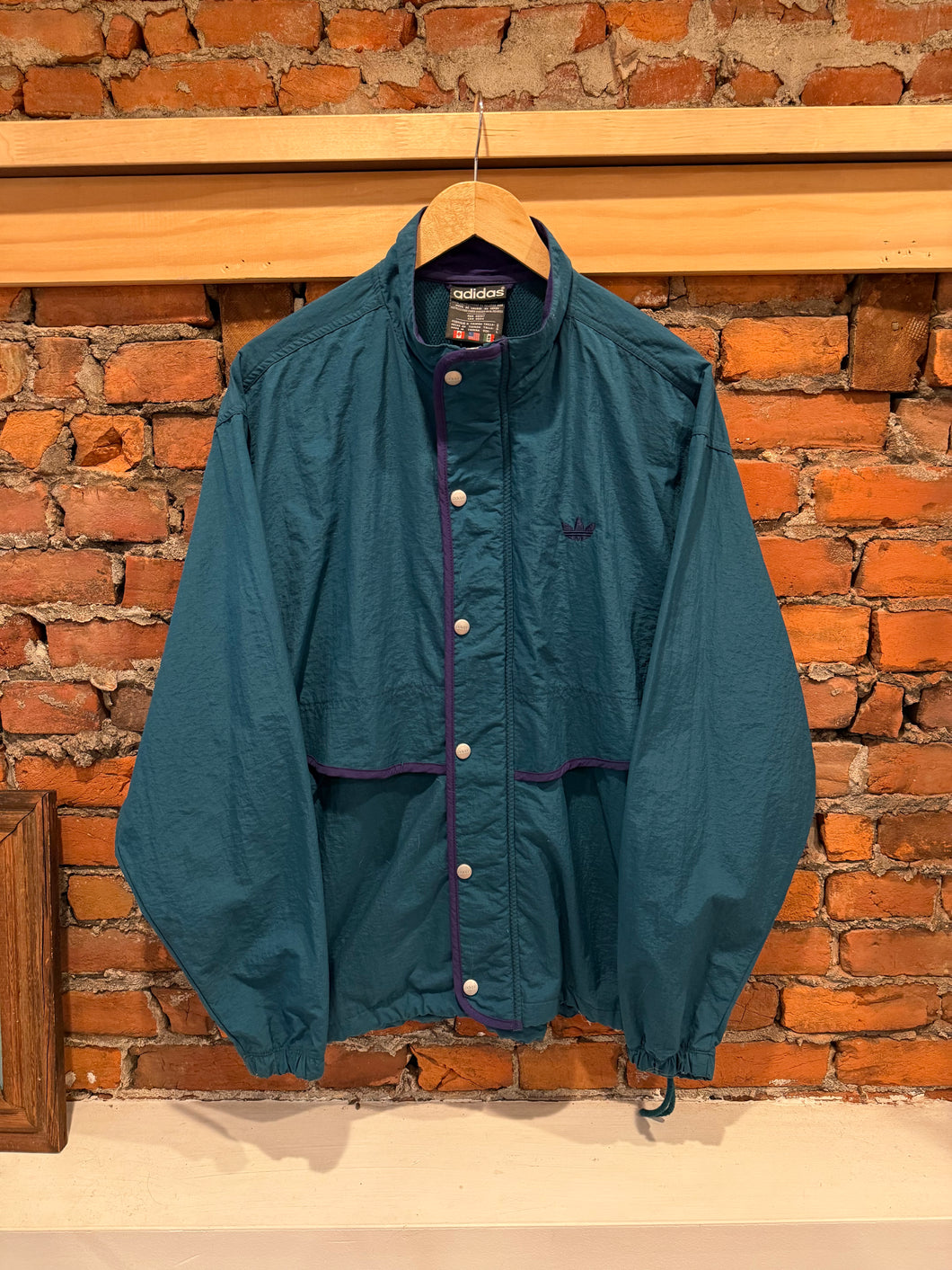 Vintage 90s Adidas Zip Up Jacket (L)