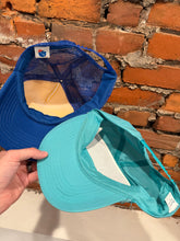 Load image into Gallery viewer, Lot of 2 Vintage Company Trucker SnapBack Hats
