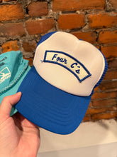 Load image into Gallery viewer, Lot of 2 Vintage Company Trucker SnapBack Hats
