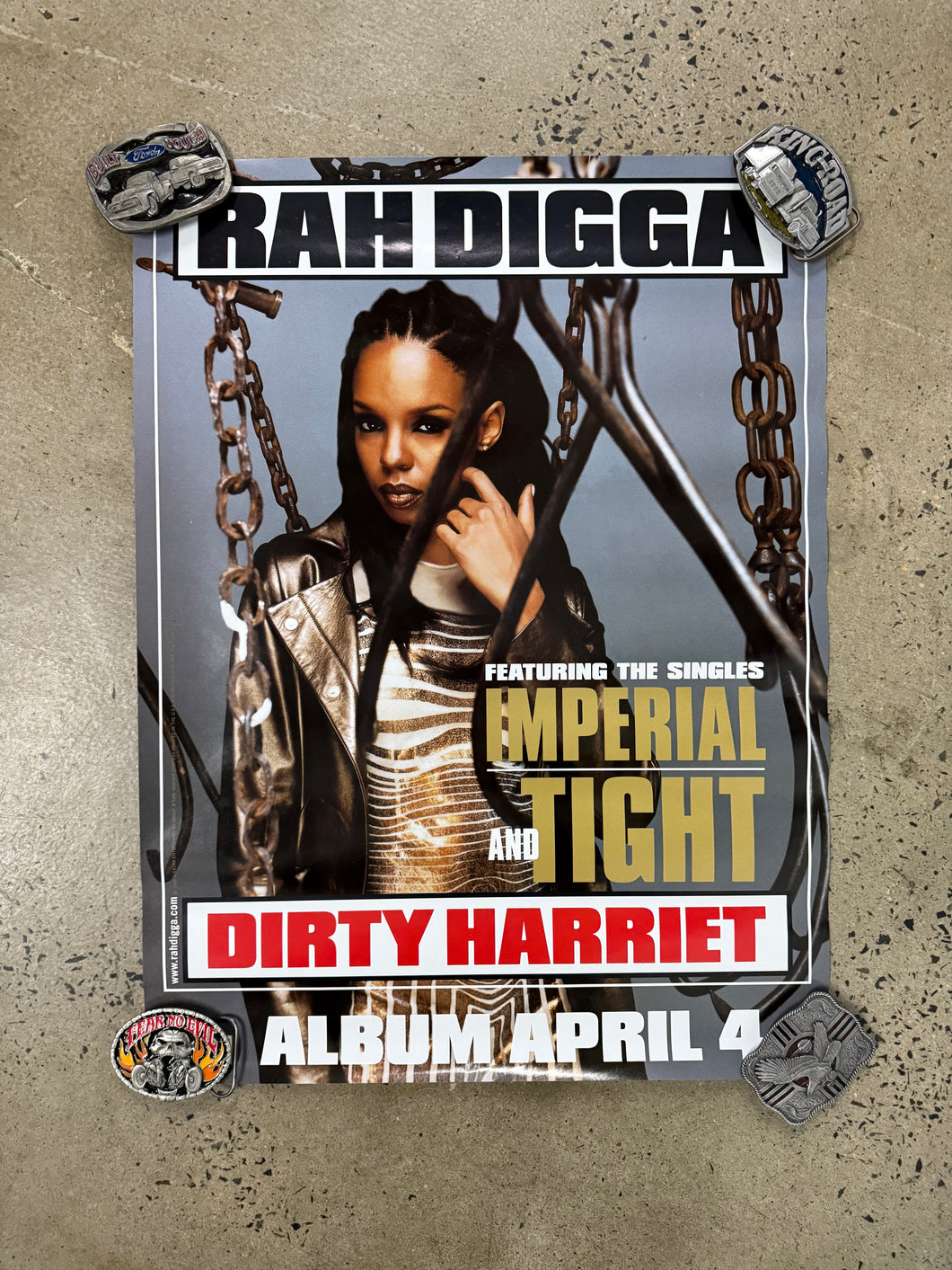 Vintage 1999 Dirty Harriet Album Promo Poster (18x24)