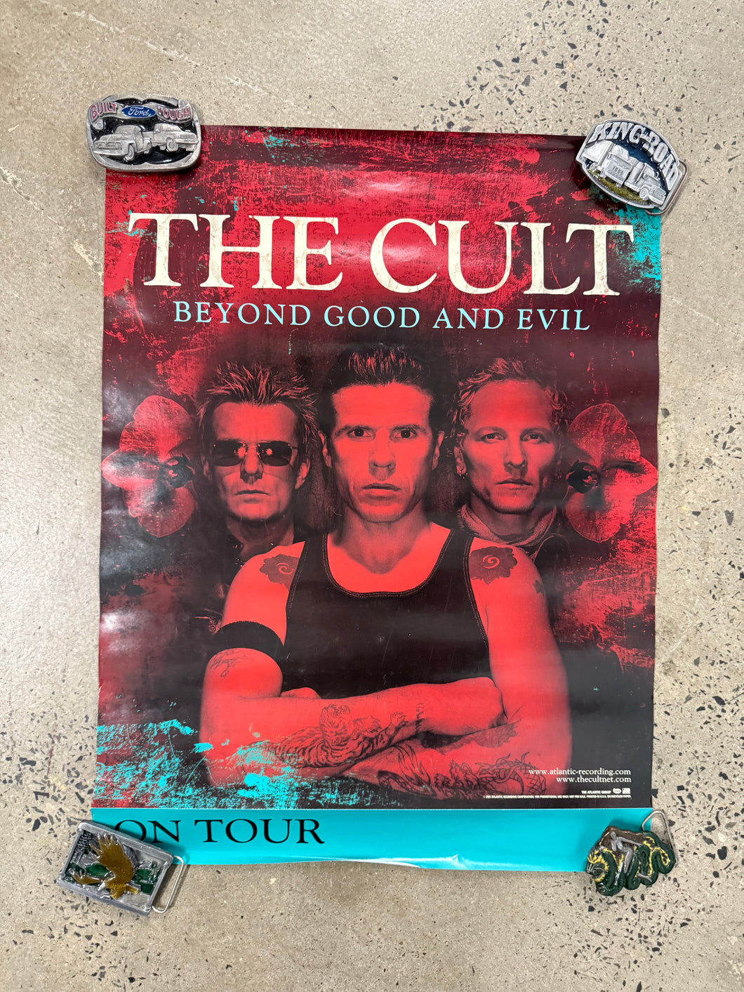 Vintage 2001 The Cult Beyond Good and Evil Album Poster (18x24)