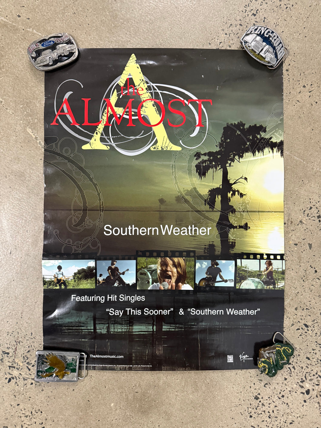 2007 The Almost Album Promo Poster (18x24)