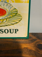 Load image into Gallery viewer, Vintage 1991 Campbells Tomato Soup Metal Sign
