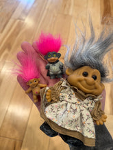 Load image into Gallery viewer, Lot of 3 Vintage Troll Dolls
