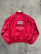 Load image into Gallery viewer, Vintage 90s Bill Elliot Budweiser Nascar Satin Jacket (XL)
