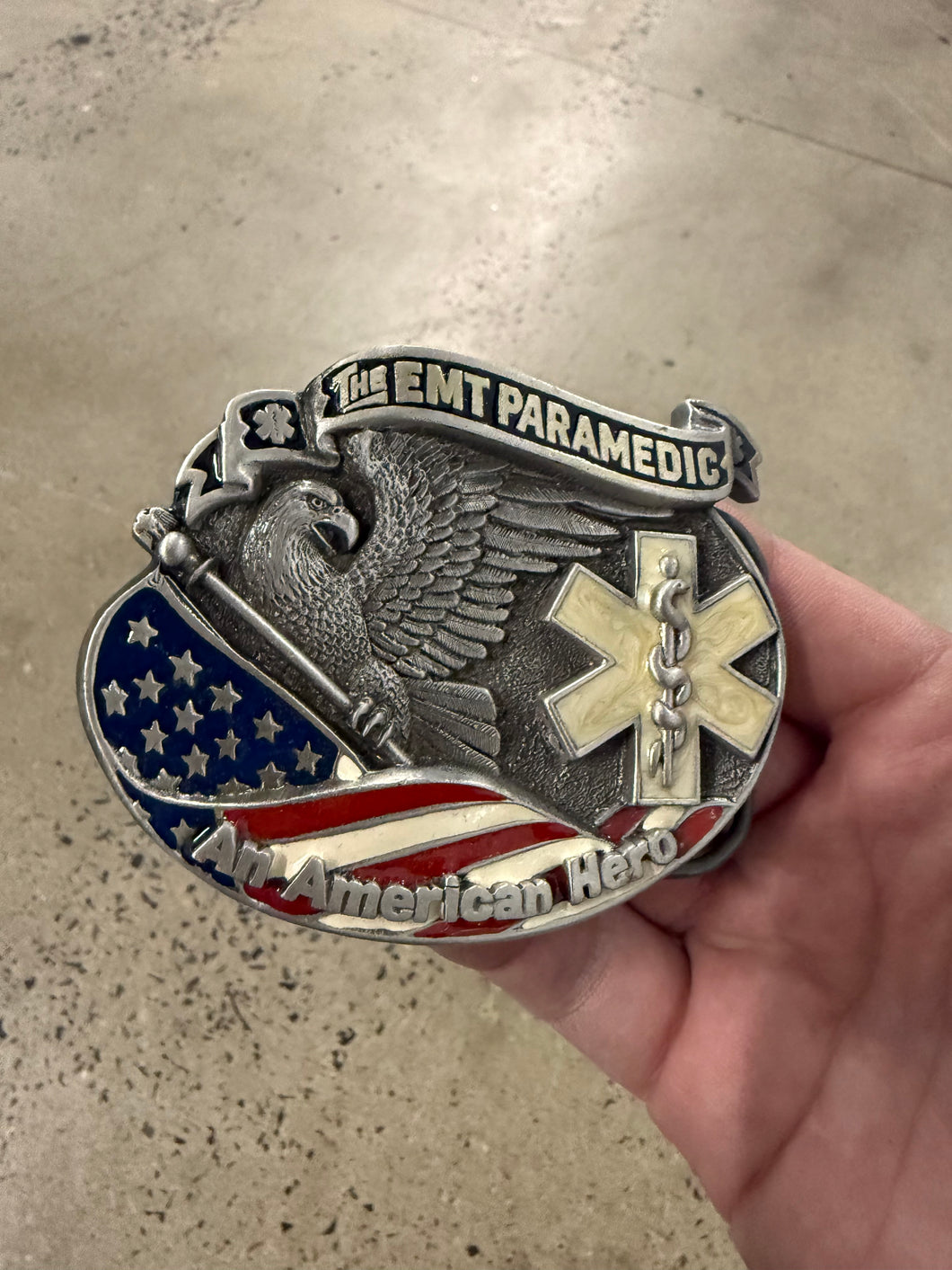 Vintage The EMT Paramedic Belt Buckle
