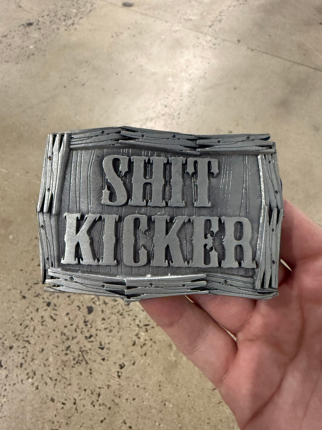 2006 Shit Kicker Belt Buckle