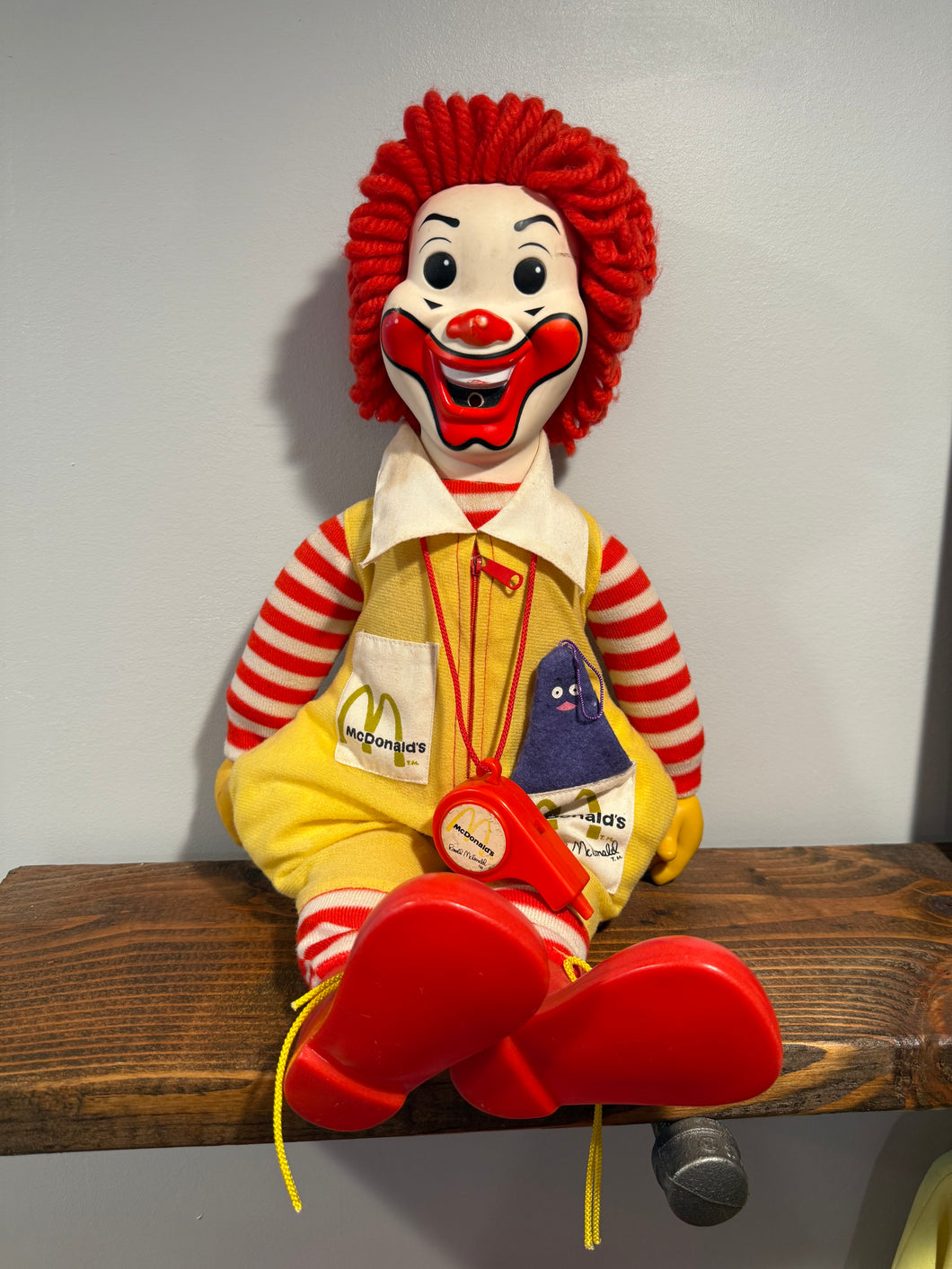Vintage 1978 Ronald McDonald Plush