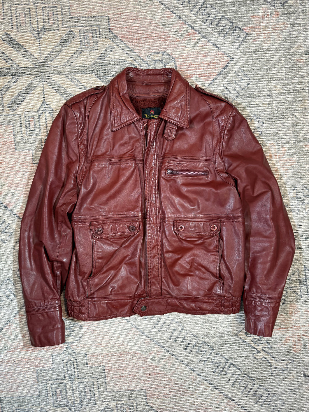 Vintage 70s/80s Rossino Maroon Jacket (S)
