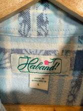 Load image into Gallery viewer, Vintage Haland Women’s Blue Flannel Shirt (WL)
