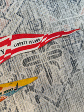 Load image into Gallery viewer, Lot of 2 Vintage Pennants - Statue of Liberty and Avalon
