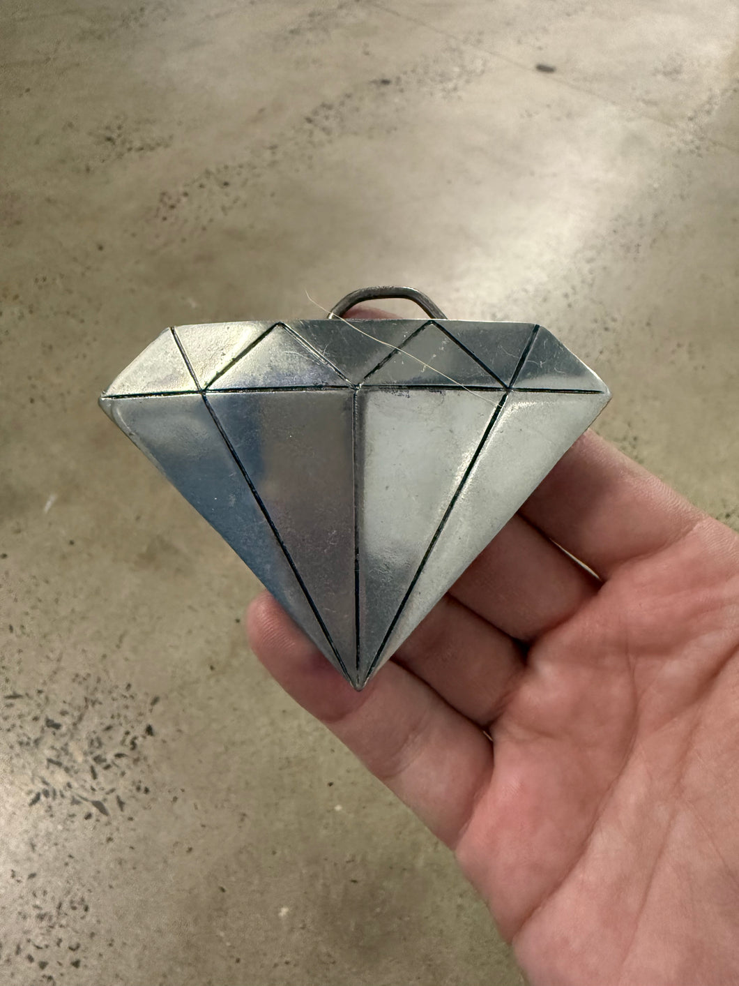 2000s Diamond Belt Buckle