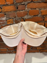 Load image into Gallery viewer, Lot of 2 Vintage 80s White Trucker Hats - Pittsburgh and Tampa
