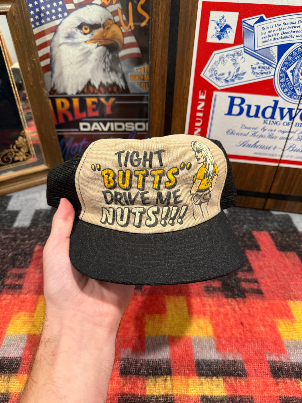 Vintage 80s Tight Butts Trucker Hat