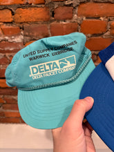 Load image into Gallery viewer, Lot of 2 Vintage Company Trucker SnapBack Hats
