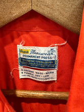 Load image into Gallery viewer, True Vintage Grants Menswear Red Loop Collar Button Up Shirt (M)
