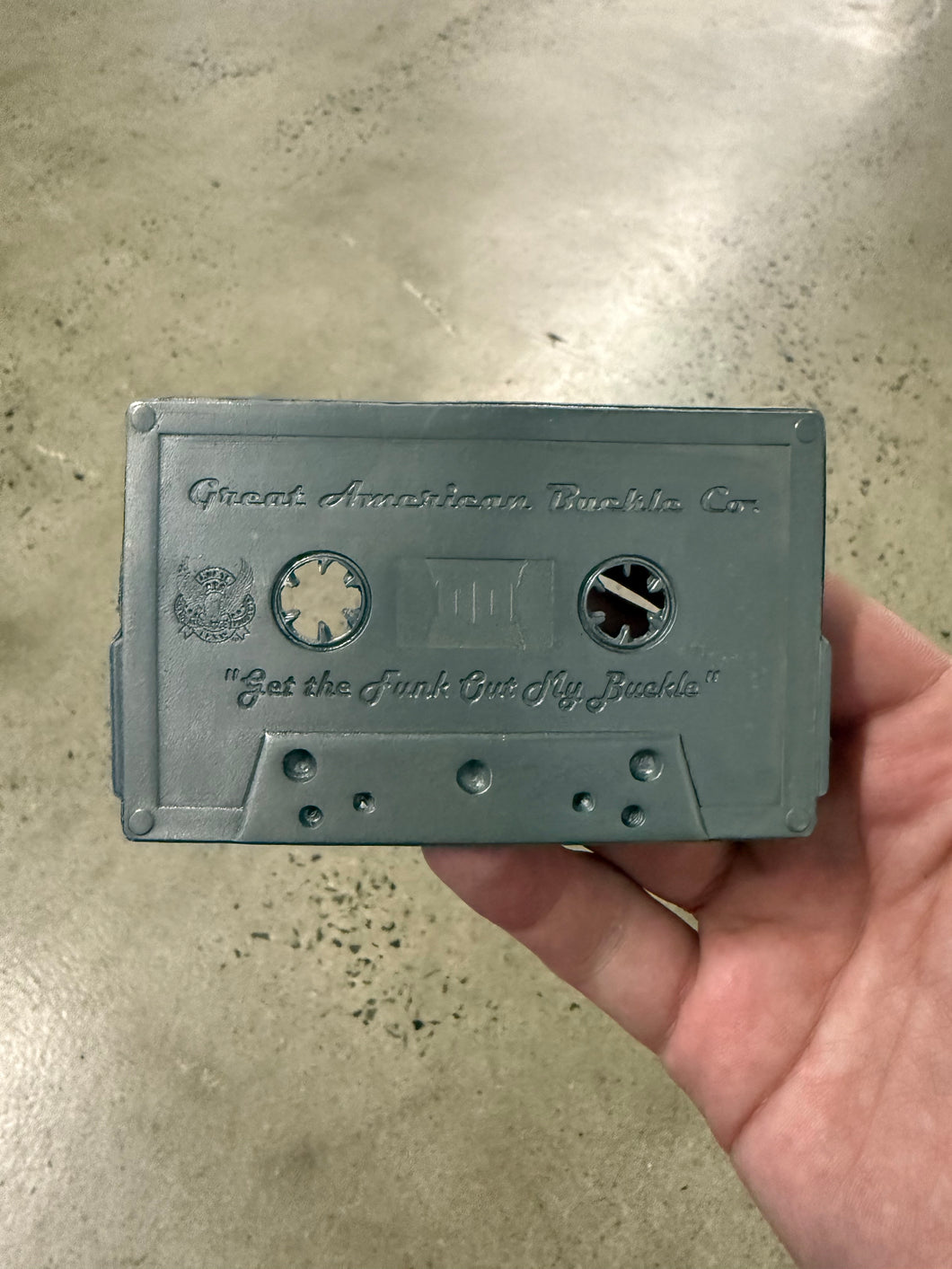 2000s Cassette Belt Buckle