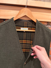 Load image into Gallery viewer, Jimmy Hourihan Wool Plaid Interior Vest (L)
