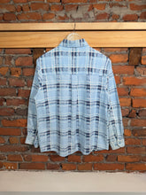 Load image into Gallery viewer, Vintage Haland Women’s Blue Flannel Shirt (WL)
