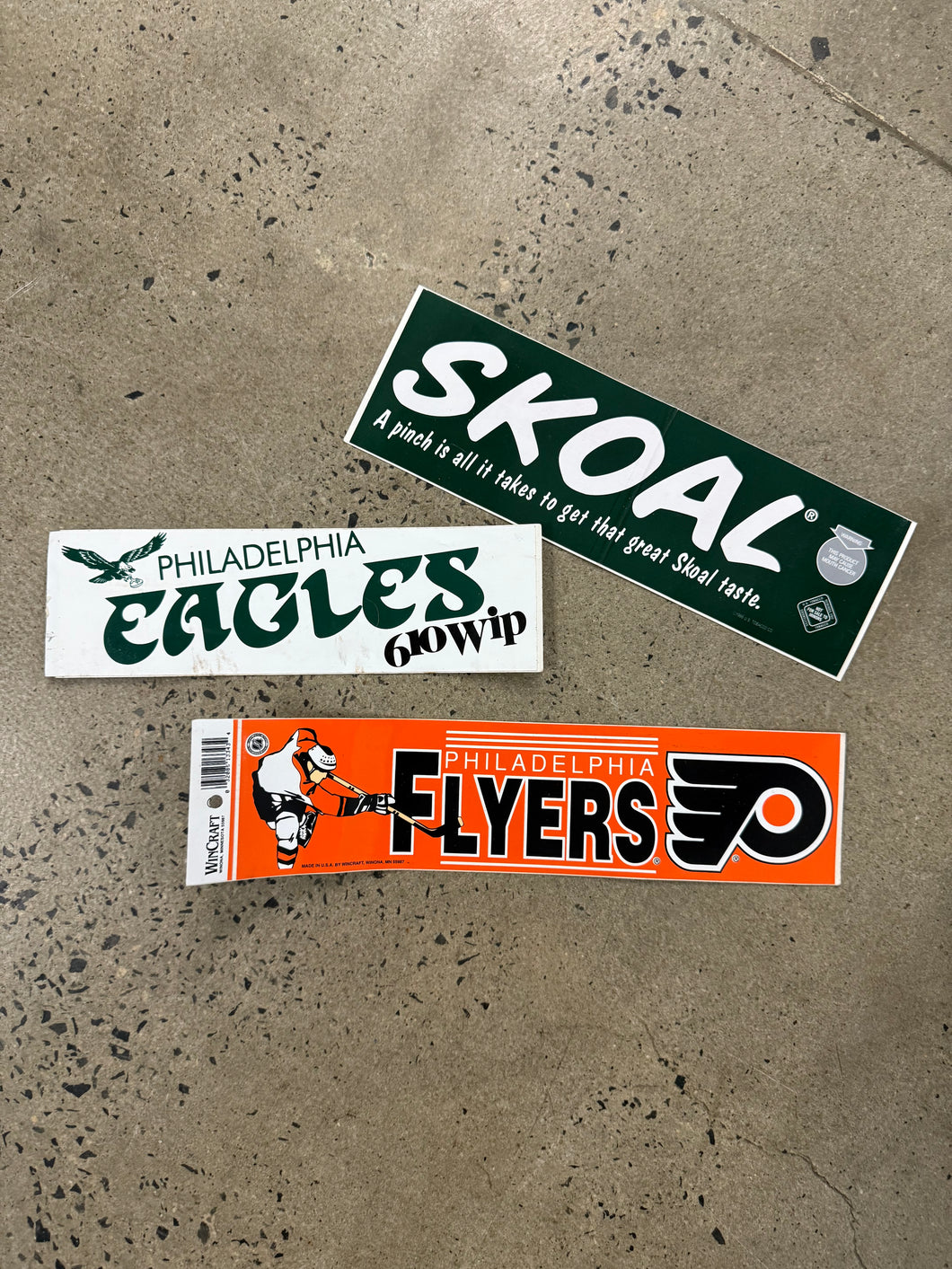 Lot of 3 Vintage Bumper Stickers