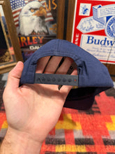 Load image into Gallery viewer, Vintage Navy Let The Journey Begin SnapBack Hat
