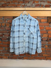 Load image into Gallery viewer, Vintage Haland Women’s Blue Flannel Shirt (WL)
