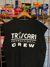 Load image into Gallery viewer, 2000s Triscari Production Crew Cutoff Shirt (XL)
