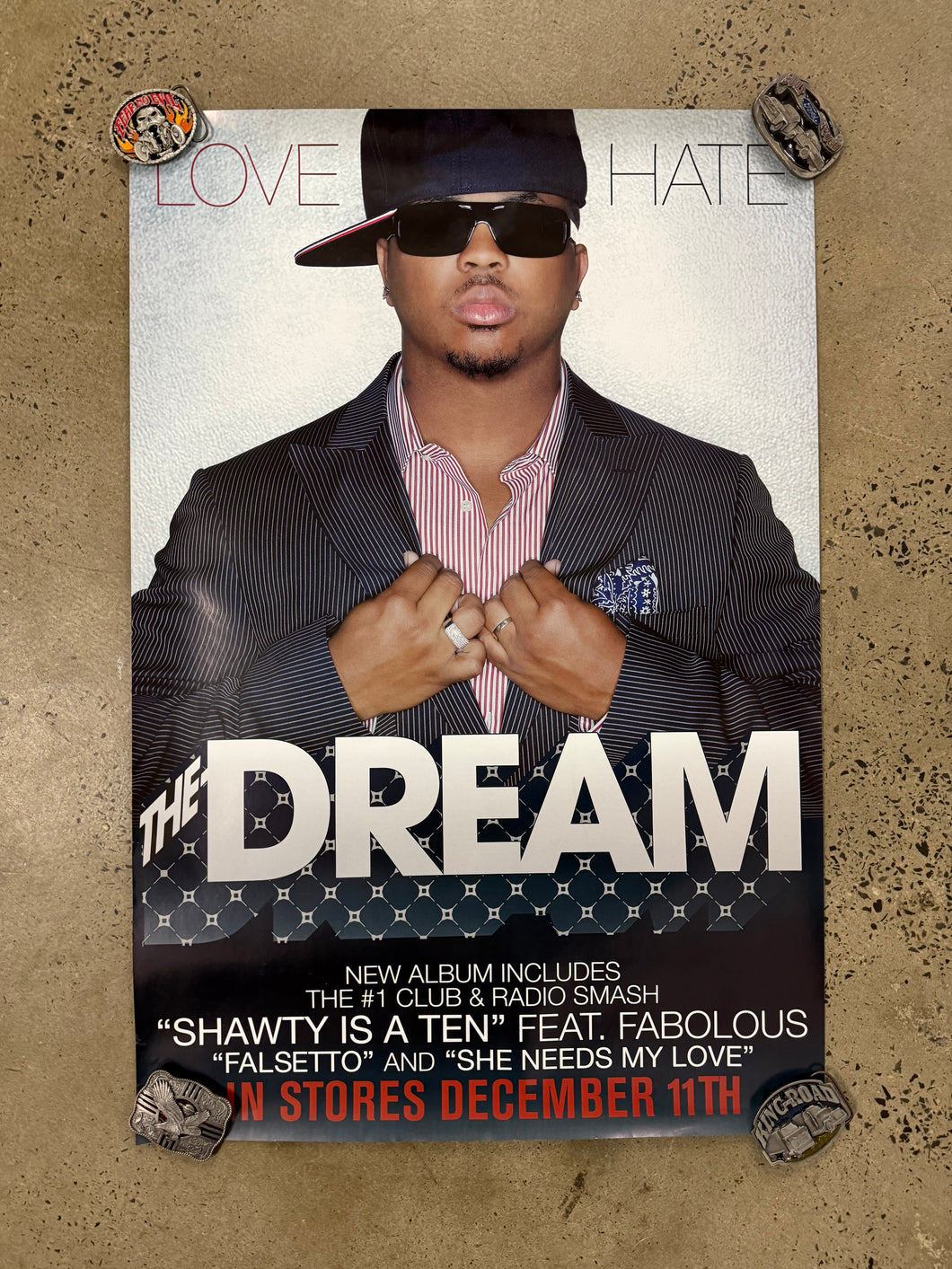 2007 The Dream Love/Hate Double Sided Album Poster (24x36)