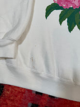 Load image into Gallery viewer, Vintage Pink Flower Collared Crewneck (M)

