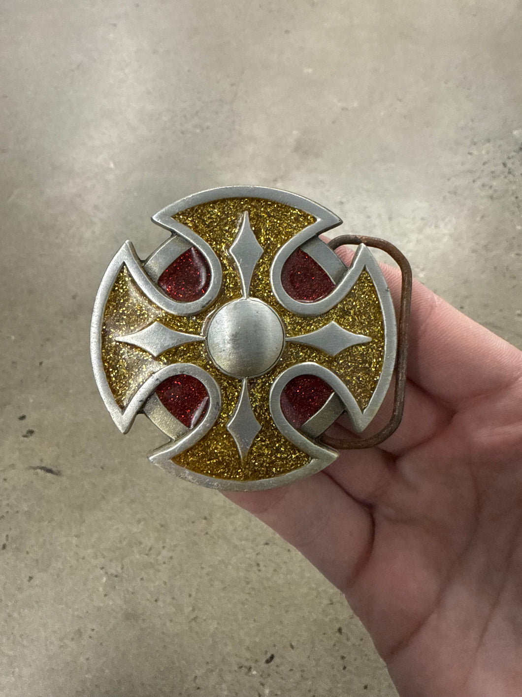 2000 Celtic Cross Belt Buckle