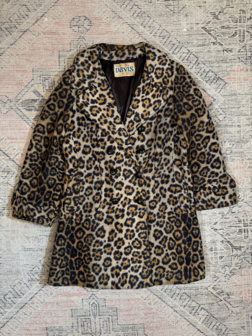 Vintage 70s Styled By Davis Cheetah Print Jacket (WL)